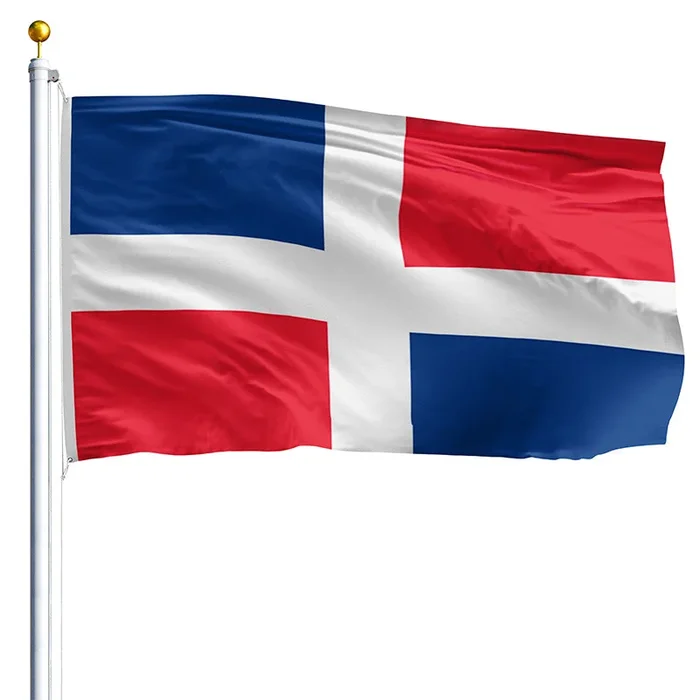 2′ x 3′ Dominican Republic Flag No Seal