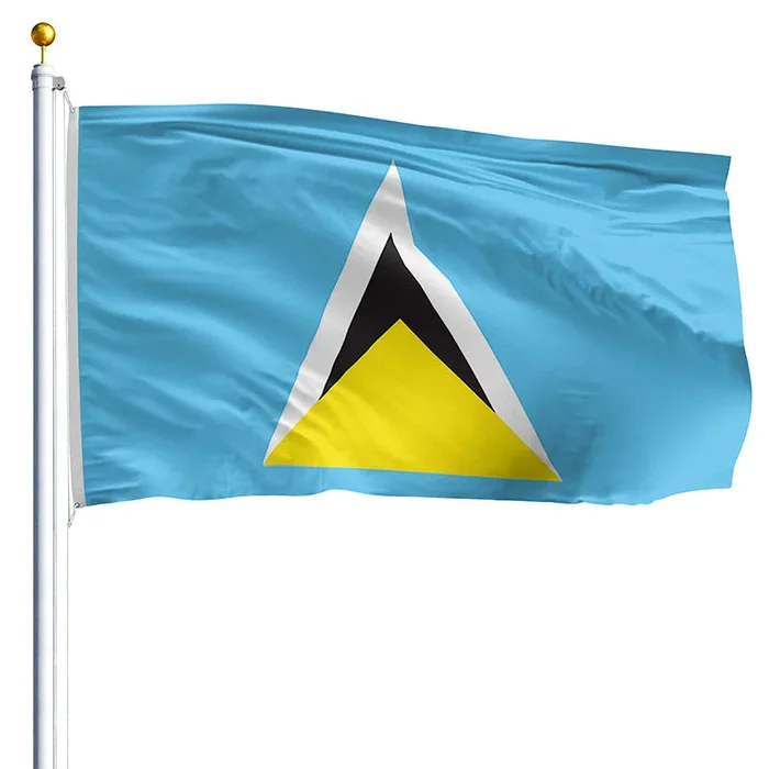 5′ x 8′ St. Lucia Flag