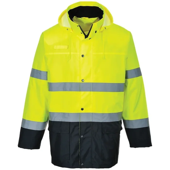 Portwest Hi-Vis Contrast Rain Lite Traffic Jacket