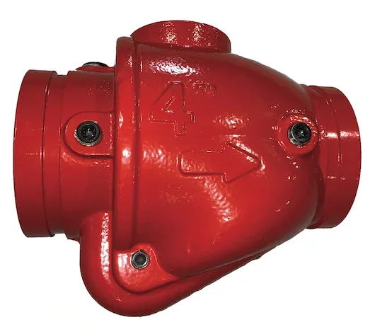 Soval 823-100 10 ” Ductile Iron UL/FM Grooved End Swing Check Valve